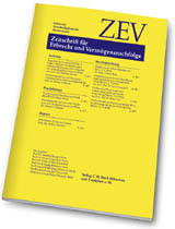 Abbildung Buch: ZEV - Zeitschrift für Erbrecht und Vermögensnachfolge